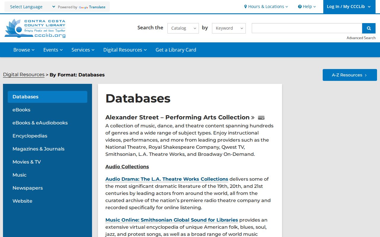 San Pablo city directory research through Contra Costa County Library databases